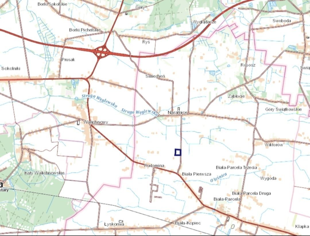Działka inwestycyjna Naramice. Zdjęcie 2
