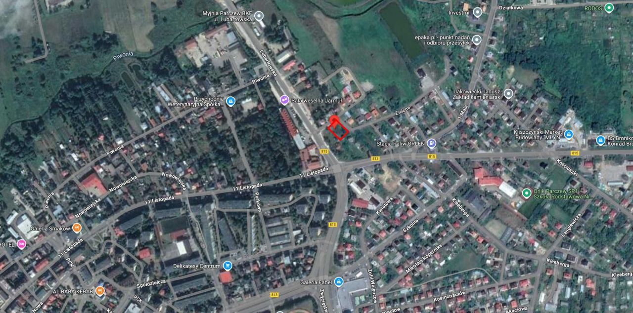 Działka budowlana Parczew, ul. Zielona. Zdjęcie 2