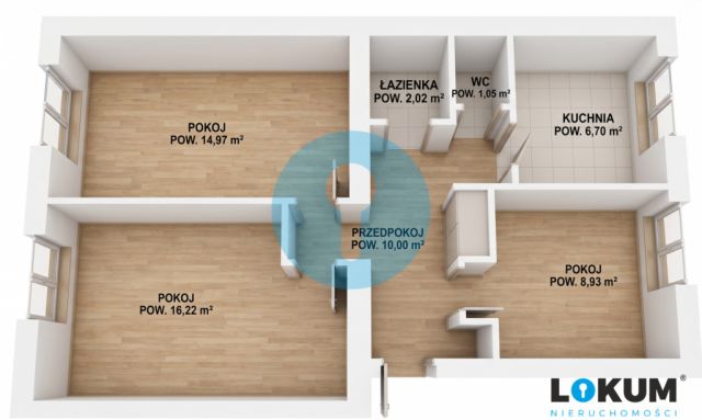 Mieszkanie 3-pokojowe Kielce, pl. Stefana Żeromskiego. Zdjęcie 14