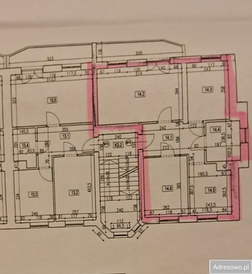 Mieszkanie 3-pokojowe Ełk Centrum, ul. Targowa. Zdjęcie 2