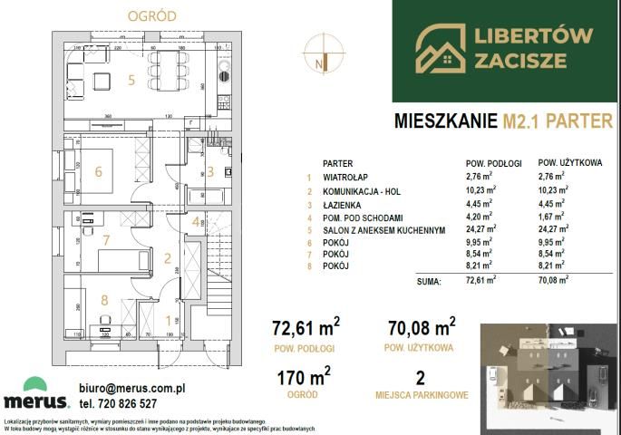 Mieszkanie 4-pokojowe Libertów, ul. św. Floriana. Zdjęcie 7