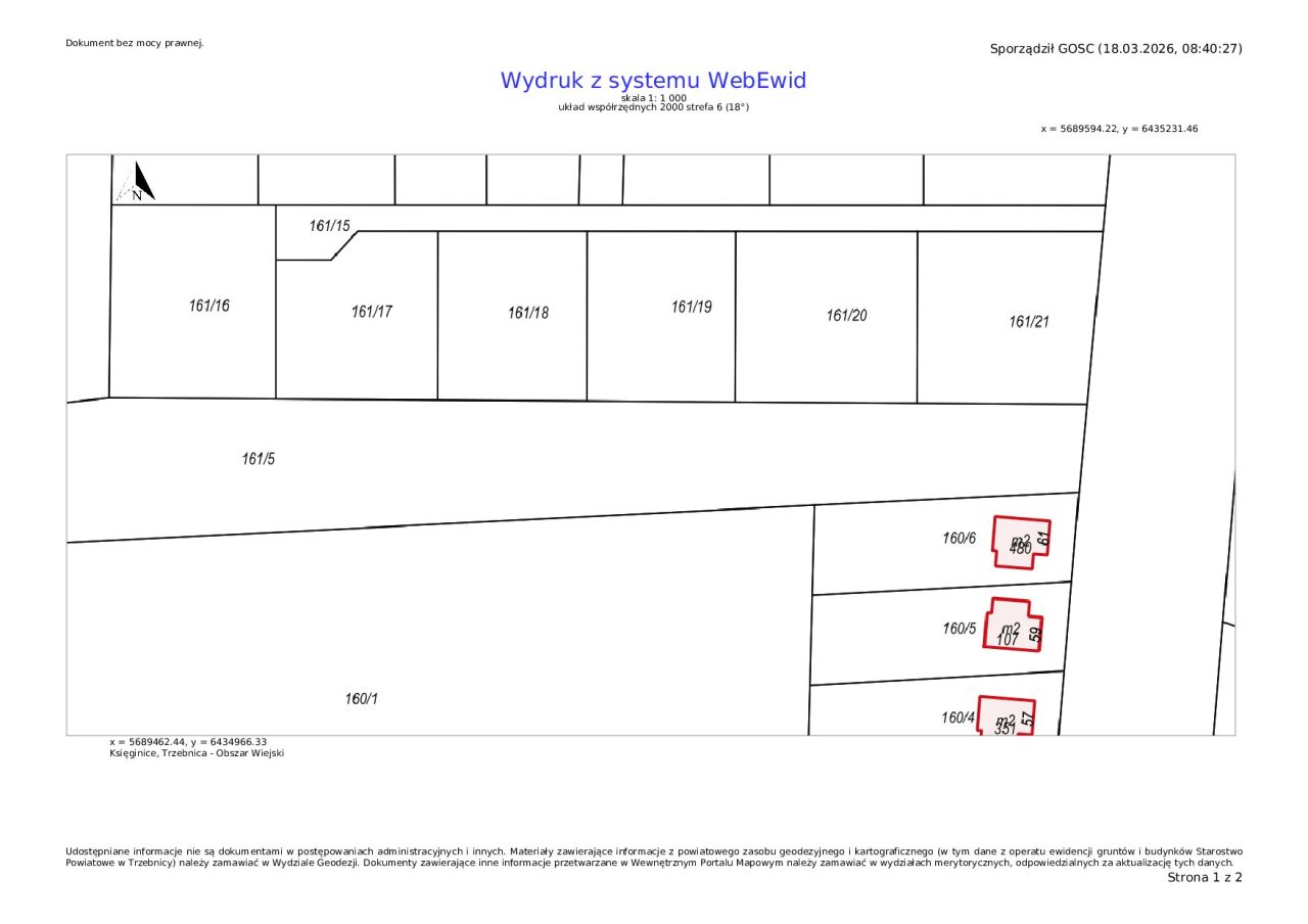 Działka rolno-budowlana Księginice, ul. Sułowska. Zdjęcie 1