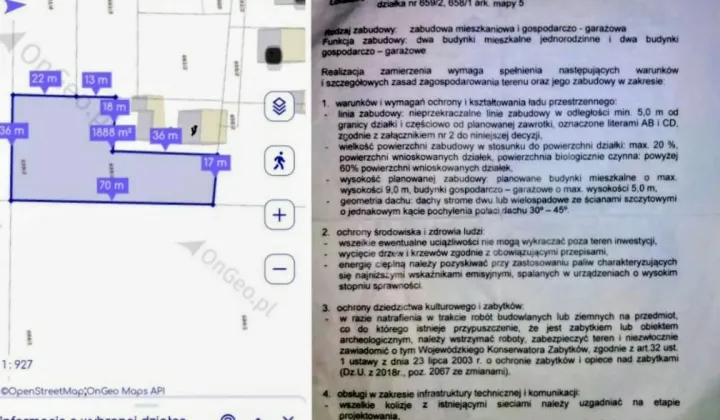 Działka budowlana Lutogniew, ul. Polna