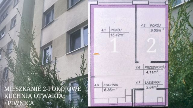 Mieszkanie 2-pokojowe Kraków Grzegórzki, ul. Bajeczna. Zdjęcie 7