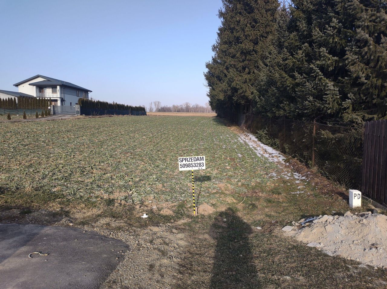 Działka budowlana Zemborzyce Dolne. Zdjęcie 3