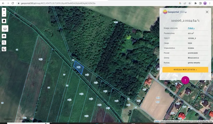 Działka rolna Raków Duży, ul. Graniczna