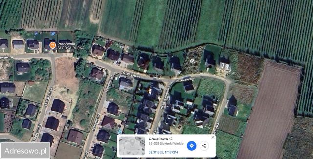 Działka rolno-budowlana Siekierki Wielkie, ul. Gruszkowa. Zdjęcie 1