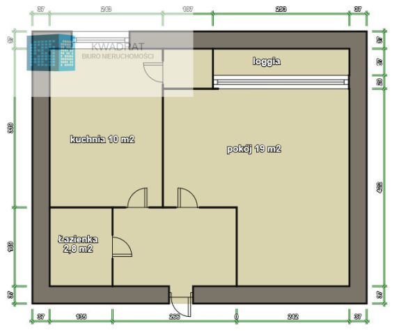 Mieszkanie 1-pokojowe Łódź, al. Chryzantem. Zdjęcie 6