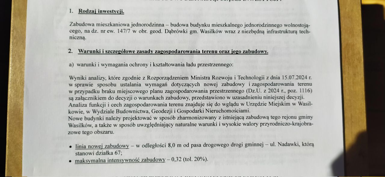 Działka budowlana Dąbrówki, ul. Nadawki. Zdjęcie 13