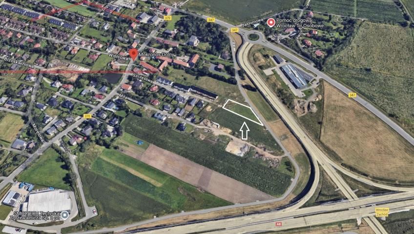 Działka inwestycyjna Mokronos Dolny, ul. Szczęśliwa. Zdjęcie 8