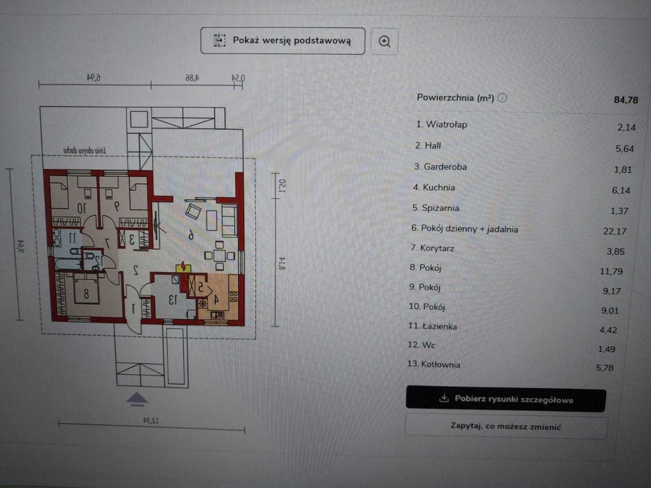 dom wolnostojący Brzezina. Zdjęcie 6