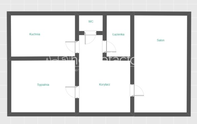 Mieszkanie 2-pokojowe Łódź, ul. Armii Krajowej. Zdjęcie 11