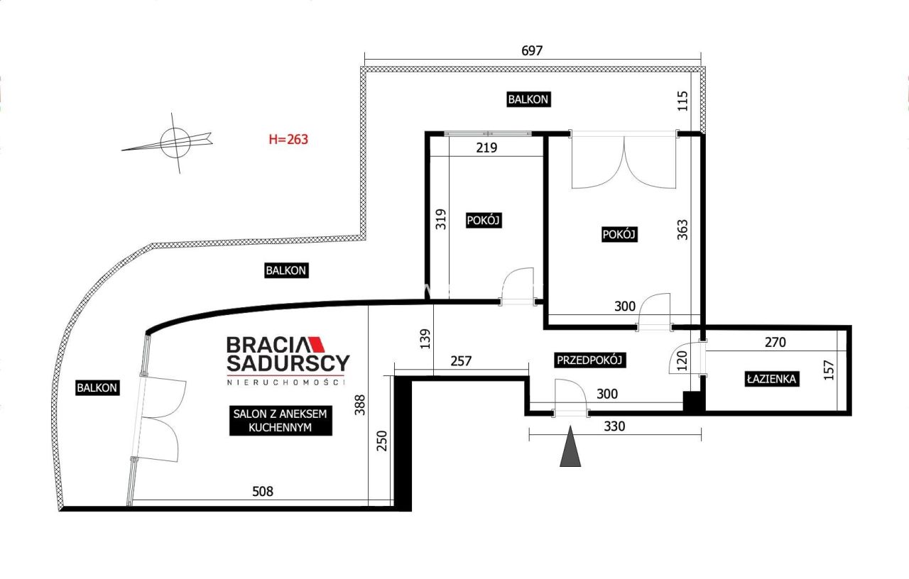 Mieszkanie 3-pokojowe Kraków Krowodrza, ul. Krowoderskich Zuchów. Zdjęcie 3