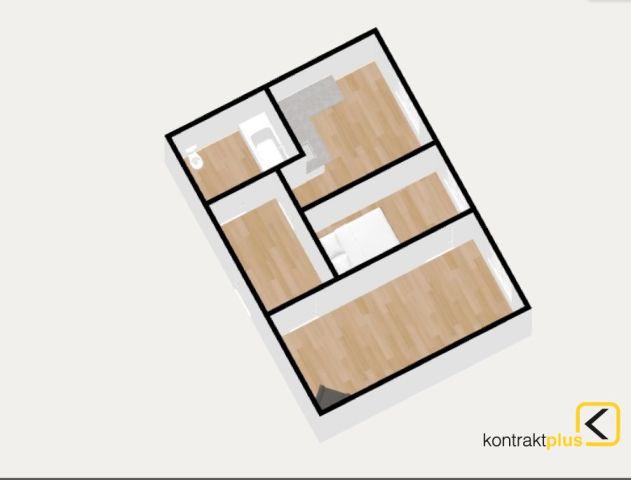 Mieszkanie 2-pokojowe Ruda Śląska Ruda, ul. Powstańców. Zdjęcie 9