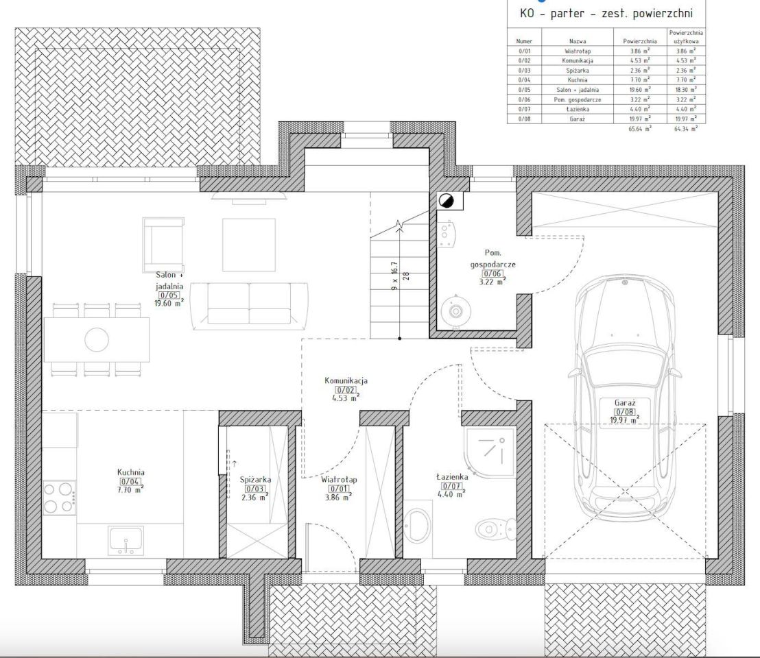 dom wolnostojący Proszowice, ul. Słoneczna. Zdjęcie 7