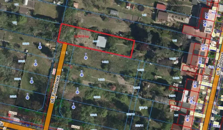 Działka budowlana Wrocław Stabłowice, ul. Fioletowa