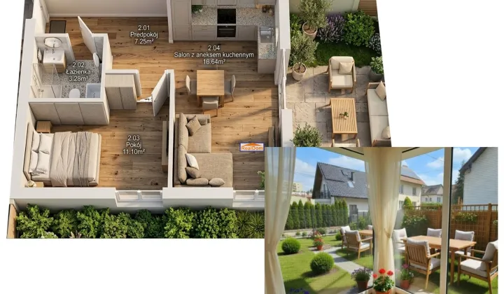 Mieszkanie 2-pokojowe Kraków Bieżanów, ul. Bieżanowska