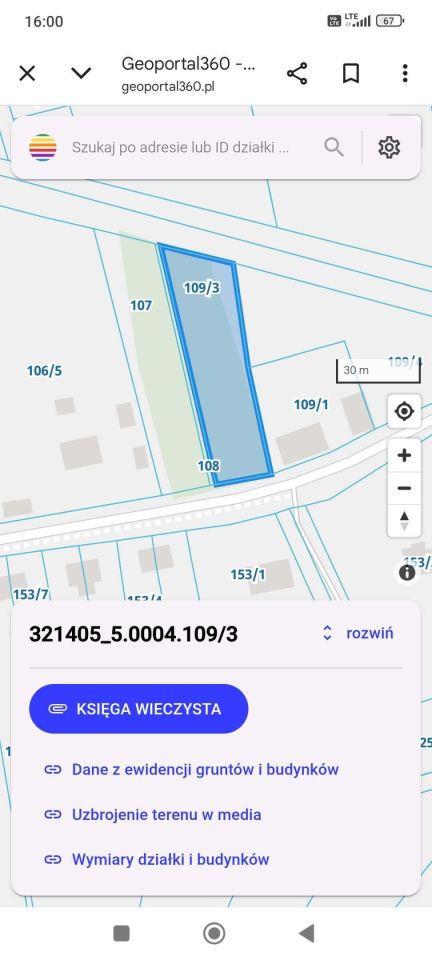 Działka budowlana Linówko. Zdjęcie 5