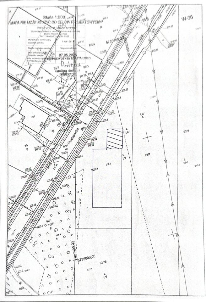 Działka budowlana Łódź Widzew, ul. Olechowska. Zdjęcie 2