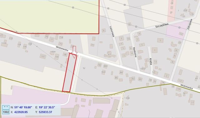 Działka inwestycyjna Pabianice, ul. Widzewska. Zdjęcie 2