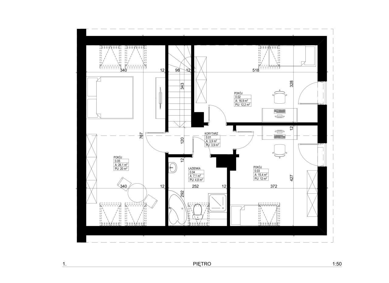 bliźniak, 4 pokoje Tropiszów Brzostek. Zdjęcie 14