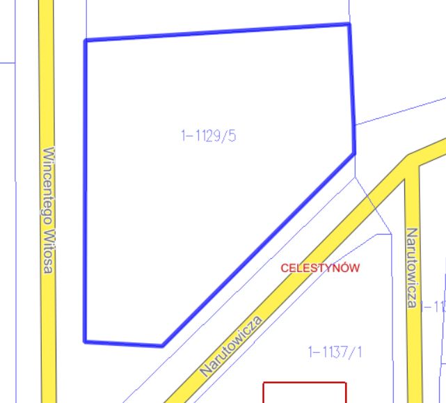 Działka budowlana Celestynów, ul. Narutowicza