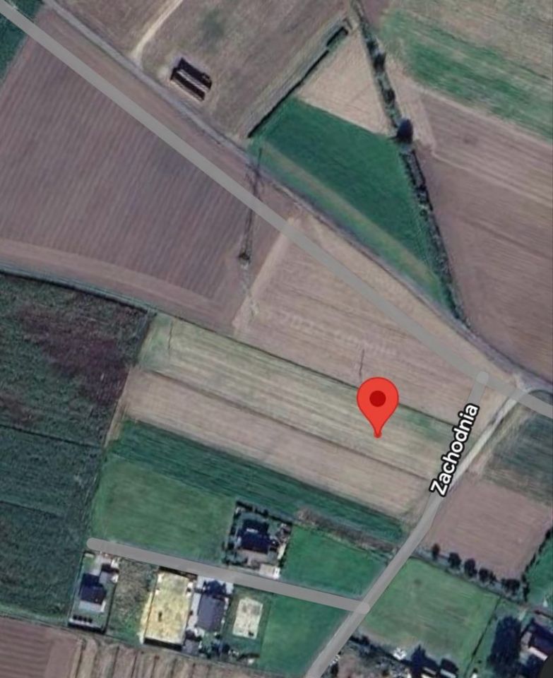 Działka budowlana Długie Stare, ul. Zachodnia. Zdjęcie 1