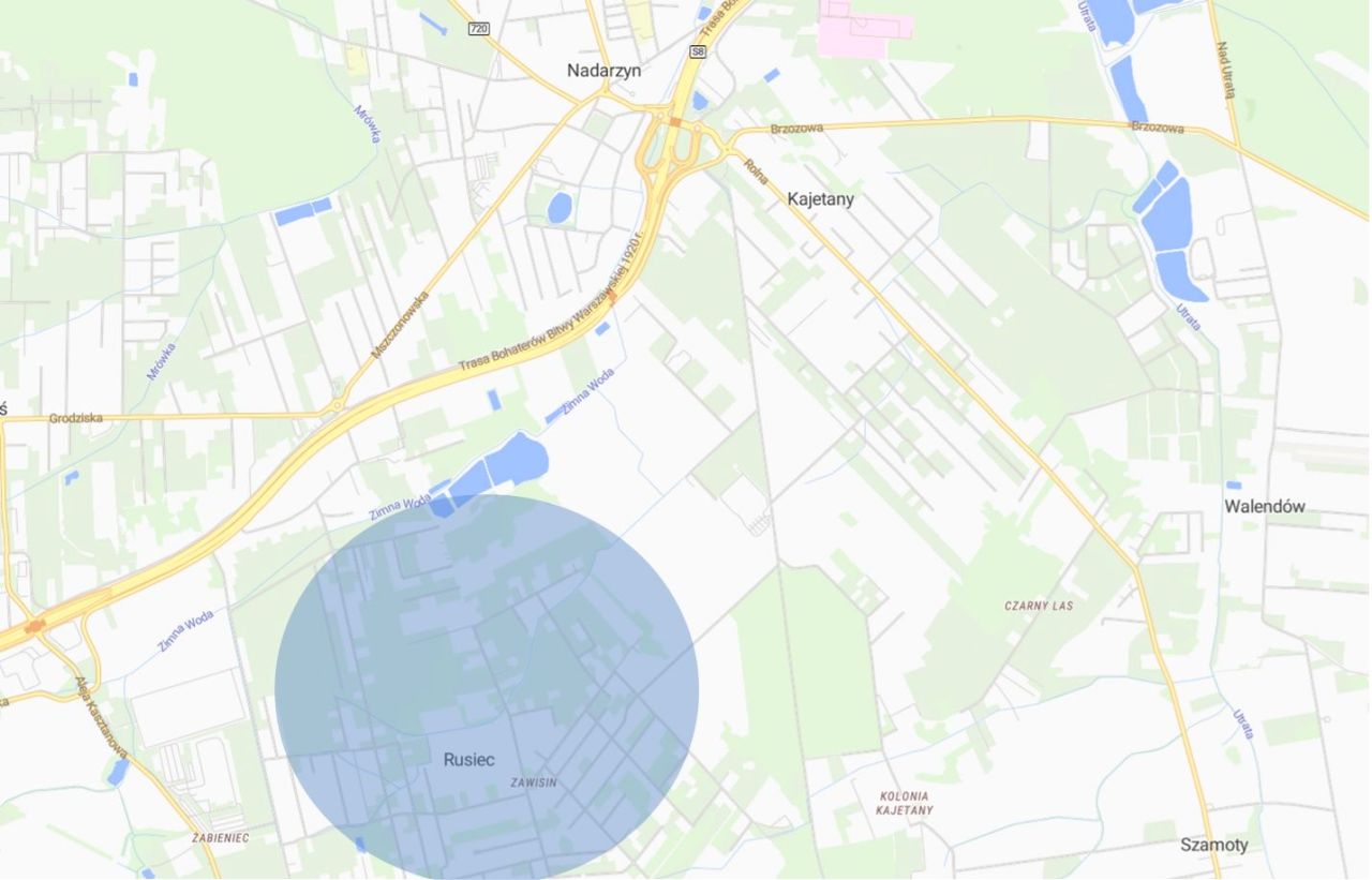 Działka budowlana Rusiec, ul. Owocowa