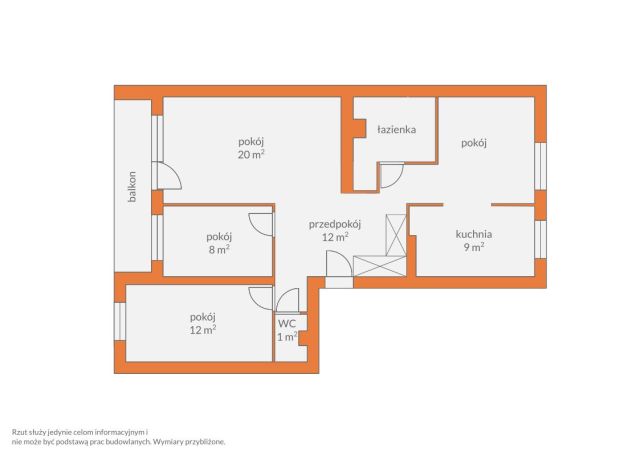 Mieszkanie 4-pokojowe Warszawa Praga-Południe, ul. Łukowska. Zdjęcie 13