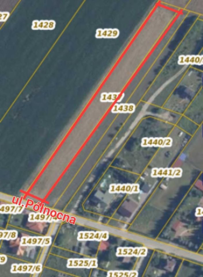 Działka inwestycyjna Ostrów Mazowiecka, ul. Północna