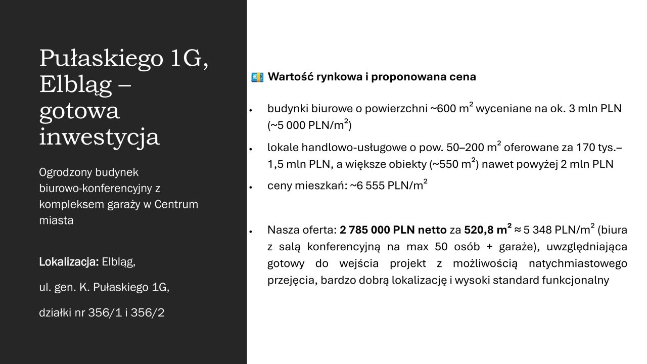 Biuro Elbląg Centrum, ul. Generała Kazimierza Pułaskiego. Zdjęcie 5