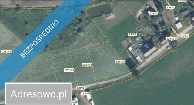 Działka budowlana Bzowo. Zdjęcie 1