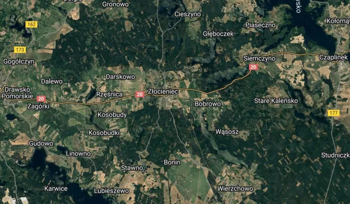 Działka inwestycyjna Złocieniec, ul. Piaskowa