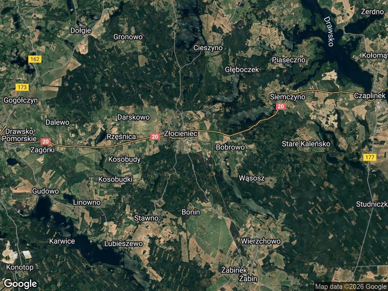 Działka inwestycyjna Złocieniec, ul. Piaskowa