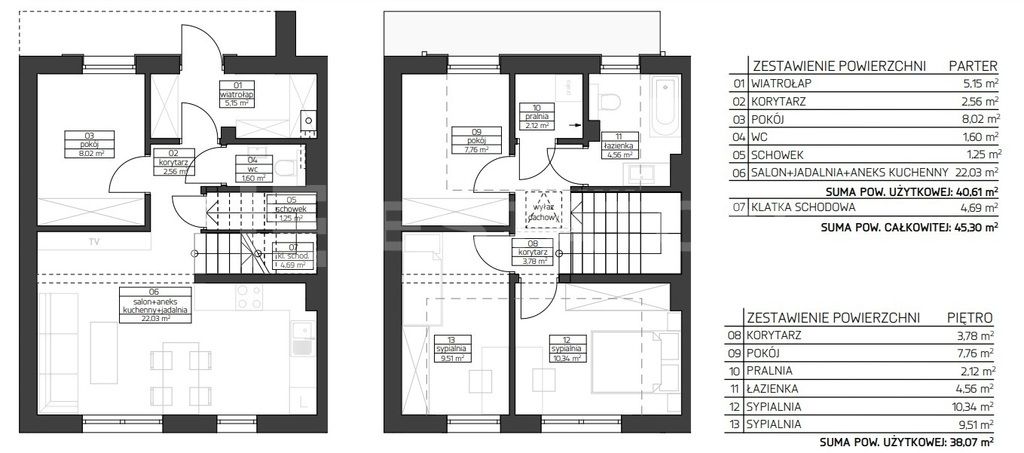 bliźniak, 5 pokoi Rzeszów, ul. Dębicka. Zdjęcie 13
