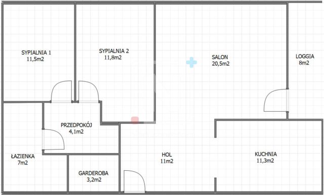 Mieszkanie 3-pokojowe Warszawa Wilanów, ul. Franciszka Klimczaka. Zdjęcie 6