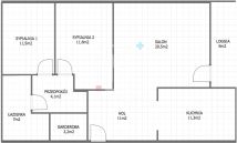 Mieszkanie 3-pokojowe Warszawa Wilanów, ul. Franciszka Klimczaka. Zdjęcie 4