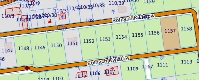 Działka budowlana Gościno, ul. Polnych Kwiatów. Zdjęcie 1