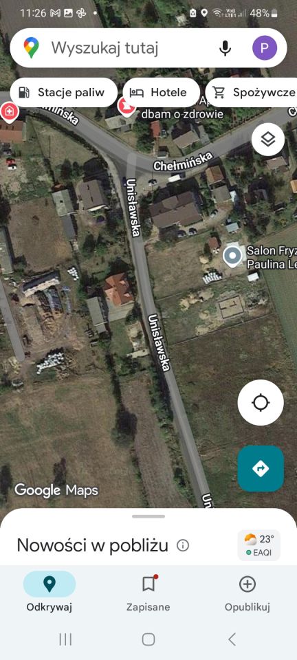 Działka budowlana Czarże, ul. Unisławska. Zdjęcie 5