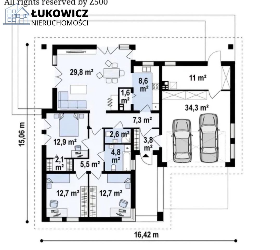 dom wolnostojący, 4 pokoje Kaniów. Zdjęcie 31
