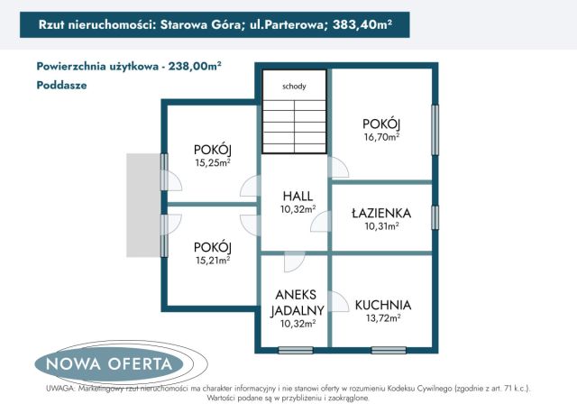 dom wolnostojący, 12 pokoi Starowa Góra, ul. Parterowa. Zdjęcie 42
