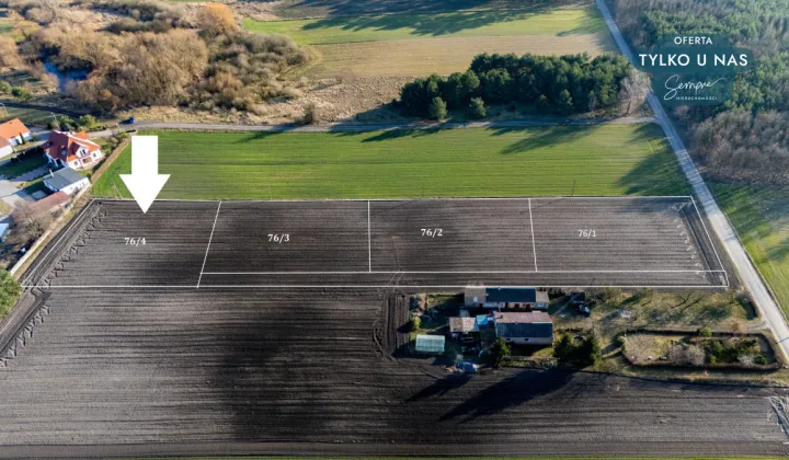 Działka inwestycyjna Łuszczewo