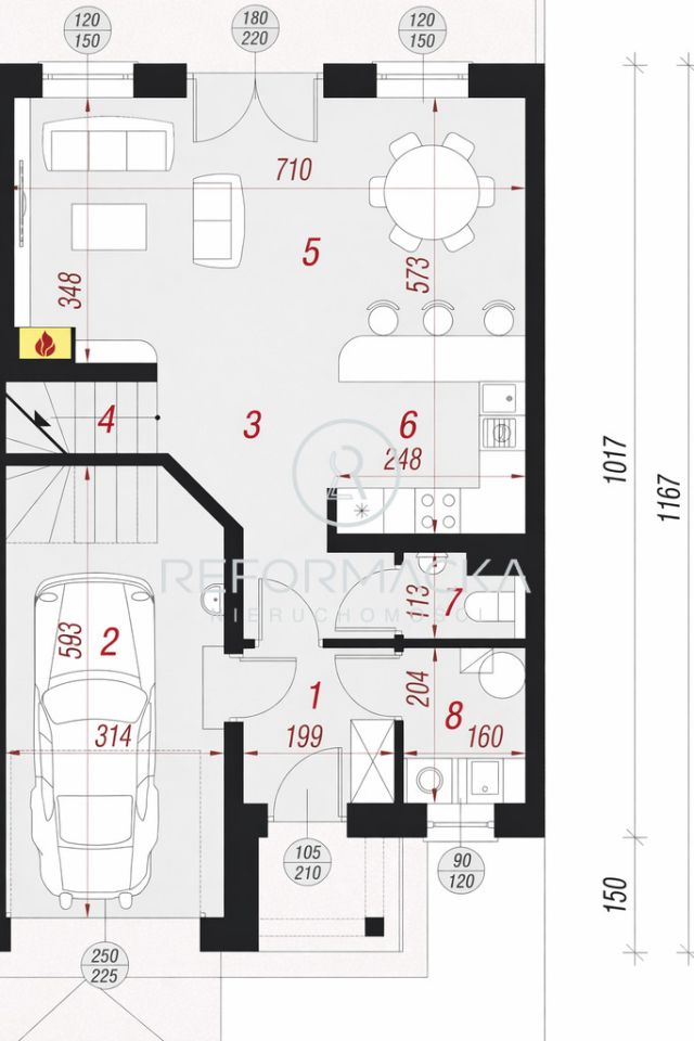 bliźniak, 5 pokoi Malawa. Zdjęcie 7