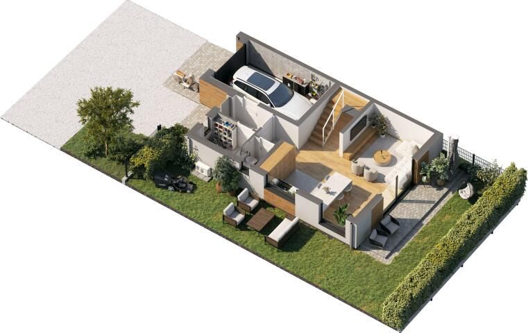 bliźniak, 4 pokoje Konarzyce. Zdjęcie 8