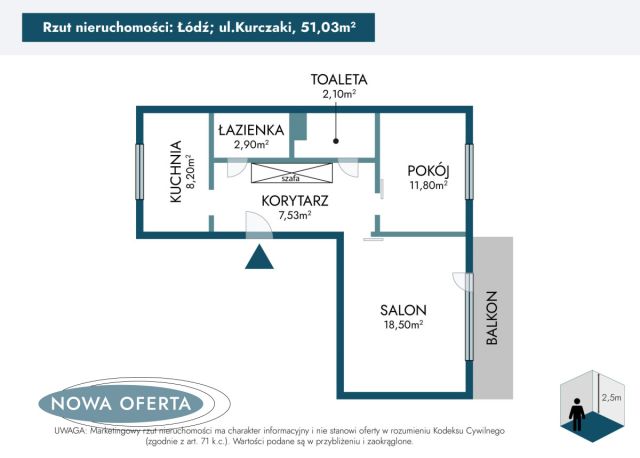 Mieszkanie 2-pokojowe Łódź Chojny, ul. Kurczaki. Zdjęcie 28