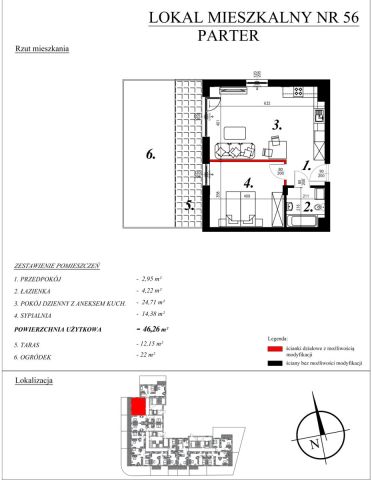 Mieszkanie 2-pokojowe Sochaczew, ul. Kochanowskiego. Zdjęcie 36