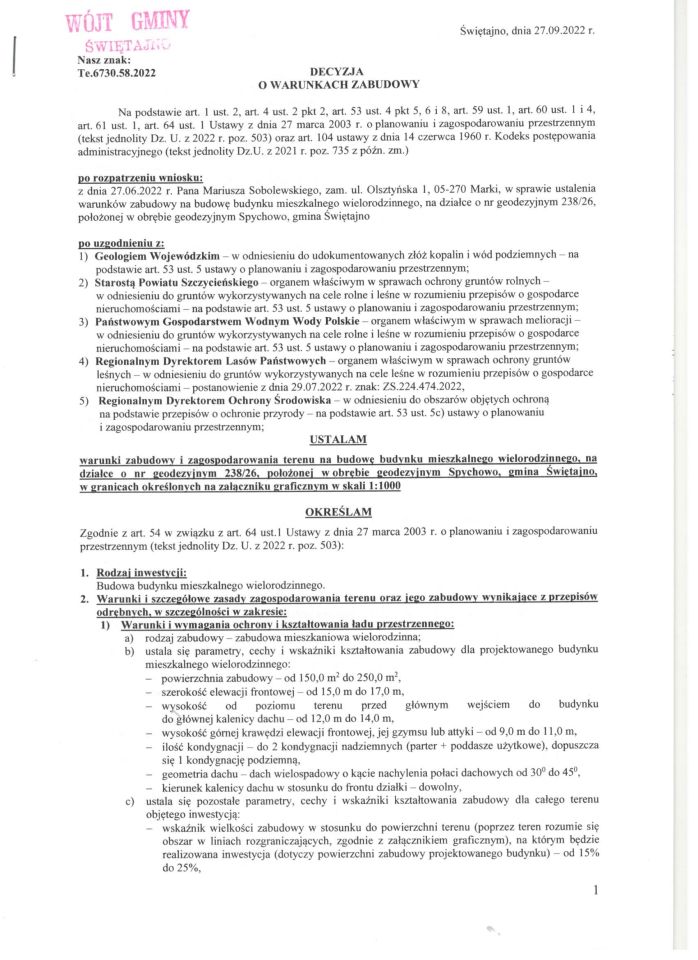 Działka rolno-budowlana Spychowo, ul. Rzeczna. Zdjęcie 7