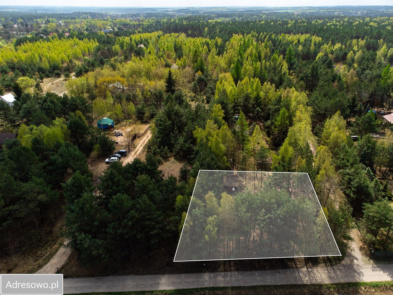 Działka rekreacyjna Cieksyn, ul. Słoneczna. Zdjęcie 8