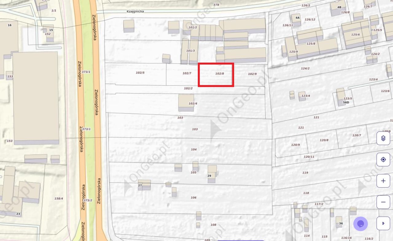 Działka budowlana Lubin, ul. Zielonogórska. Zdjęcie 3