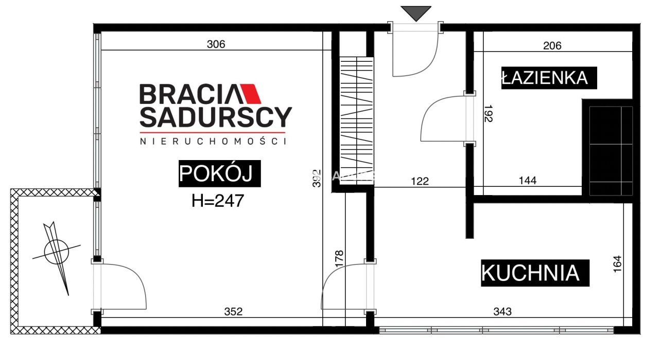 Mieszkanie 1-pokojowe Kraków Krowodrza, ul. Karola Szymanowskiego. Zdjęcie 11